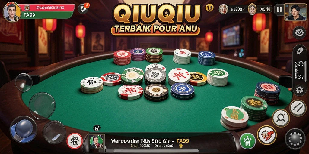 Tampilan screenshot gameplay QiuQiu yang menegangkan.