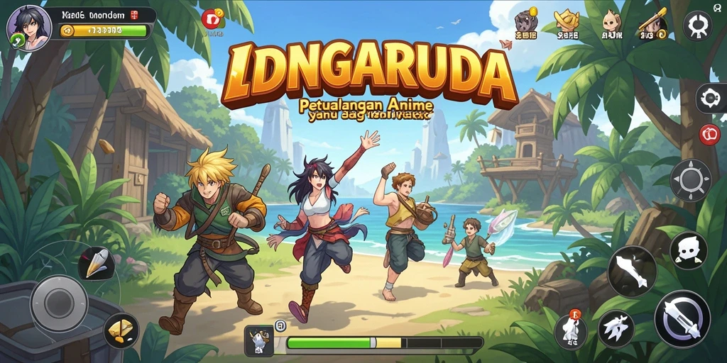 Tampilan menarik dari gameplay <strong>IDNGARUDA</strong> saat karakter beraksi.