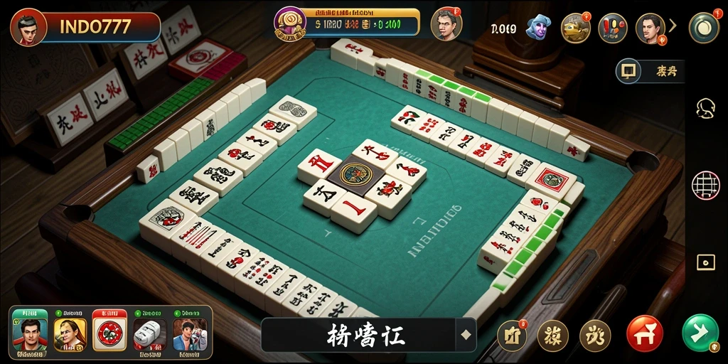 Tampilan gameplay seru INDO777 yang memikat para pemain Mahjong.