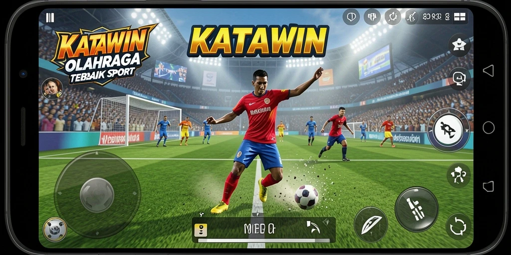 Tampilan gameplay KATAWIN yang mengasyikkan dan penuh aksi.