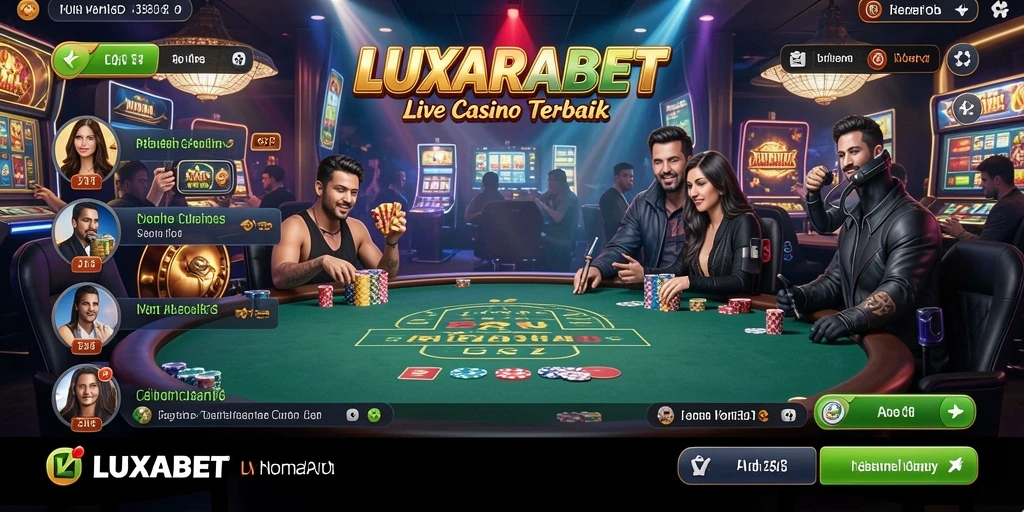 Gameplay interaktif dan dealer profesional di LUXARABET.