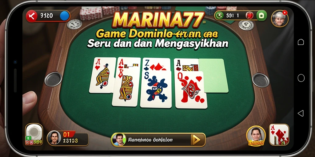 Tampilan gameplay Domino yang menarik di MARINA77.