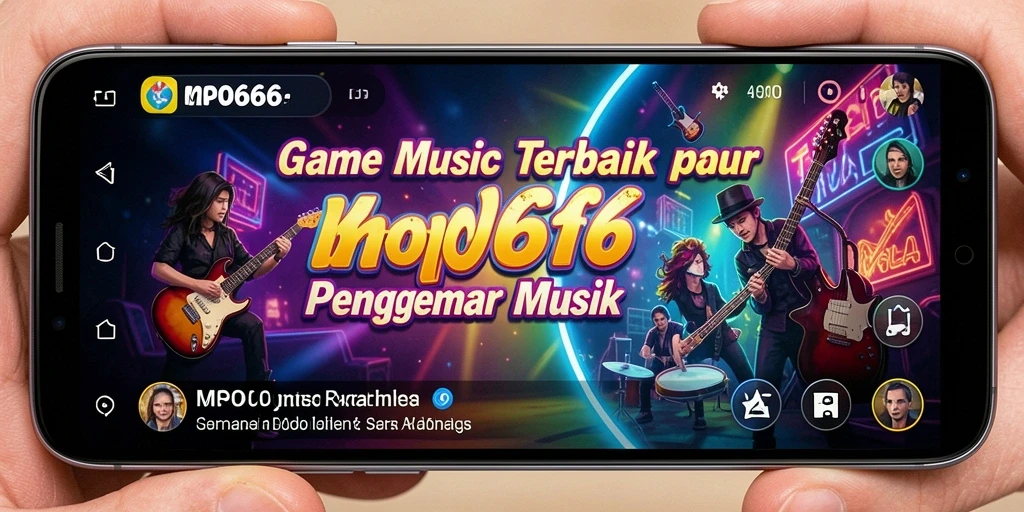 Tampilan gameplay MPO666 yang menarik dan penuh dengan tantangan musikal.