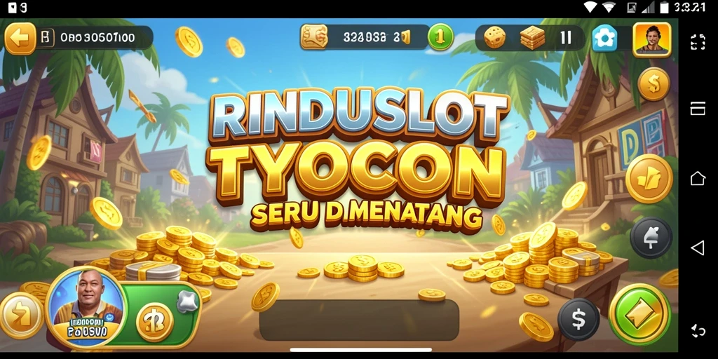 Tampilan gameplay RINDUSLOT yang menyenangkan dan strategis.