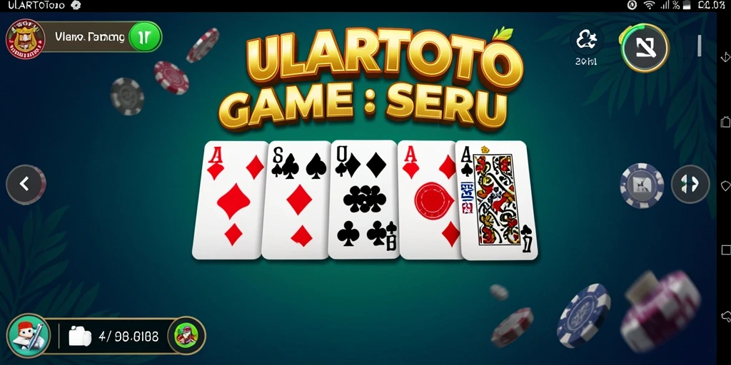 Tampilan menarik dari gameplay ULARTOTO yang seru dan menghibur.