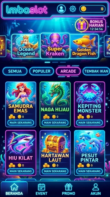 Halaman unduh aplikasi lmbaslot yang sederhana dan efektif.